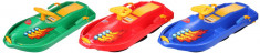 Bob plastic zapada Snow Boat 007 Sanie plastic cu frane rosu foto