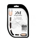 Cablu USB - micro USB 1m KRUGER&amp;MATZ, KRUGER And MATZ