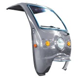 Cumpara ieftin Cabina pentru triciclu electric VT5, Voltarom Hercules, Metal, Gri