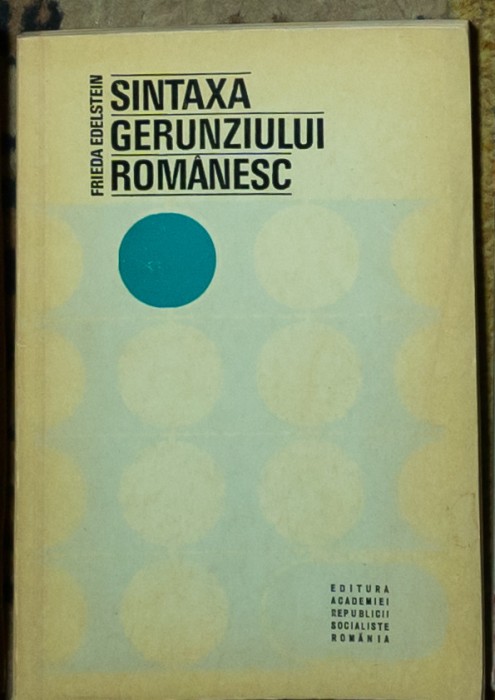 Frieda Edelstein - Sintaxa gerunziului romanesc