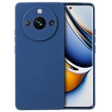 Husa de protectie, flippy, pentru realme 11 pro plus, liquid silicone, cu microfibra pe interior, protectie antisoc, compatibil incarcare wireless, al