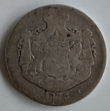Moneda Romania - 2 Lei 1875 - Argint