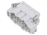 Conector HDC tată 500V 16A PIN: 10 Dispunere: 10 PE push-in