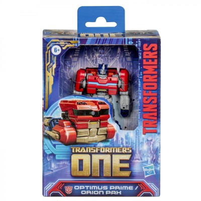 TRANSFORMERS ONE FIGURINA 23CM OPTIMUS PRIME ORION PAX foto