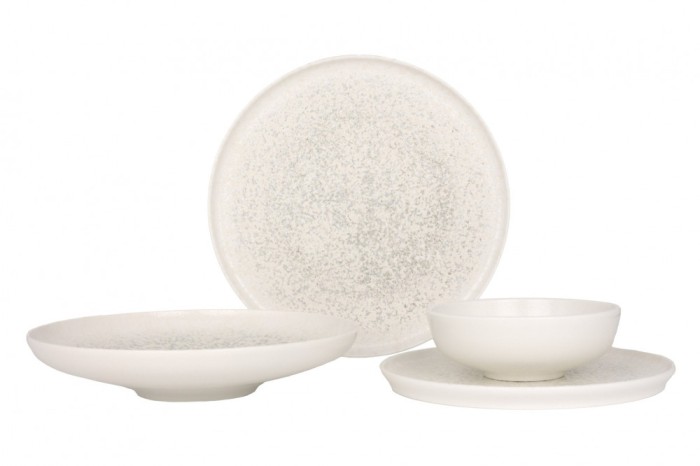Bonna Set de vesela - Lunar White - 24 bucăți - 6 persoane - Porţelan
