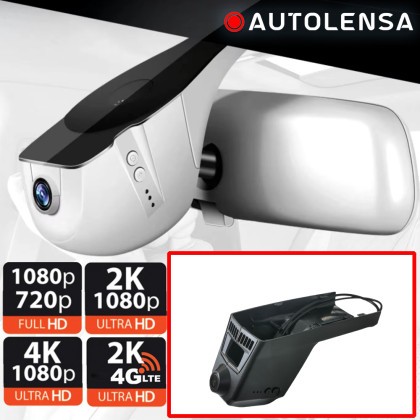 Camera DVR BMW X5/X6 F15/F16 FL 2017-18, camera fata 1080p Autolensa, Model 24/7 Negru BMW09 CarStore Technology