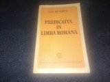 G G NEAMTU - PREDICATUL IN LIMBA ROMANA