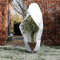Nature Husa anti-&icirc;nghet din fleece cu fermoar alb 1,5x1,5x2 m, 70 g/m&sup2; GartenMobel Dekor