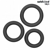 Addicted Toys-Set de Inele din Silicon Model 1