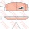 Set placute frana,frana disc MAZDA 6 Station Wagon (GY) (2002 - 2007) TRW GDB3311