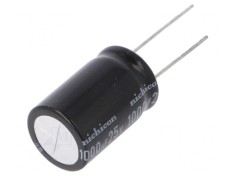 Condensator electrolitic bipolar THT 1000uF 25V 16x27mm foto