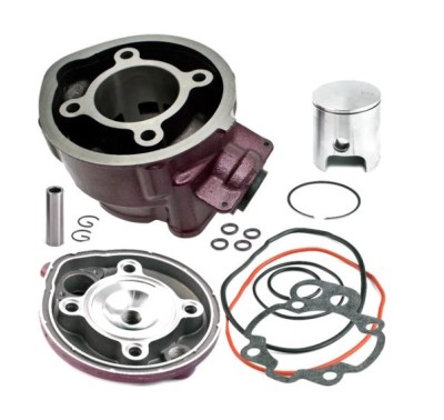 Set motor+chiuloasa AM6 Yamaha Minarelli/Aprilia/Malaguti 80cc- racire pe lichid foto