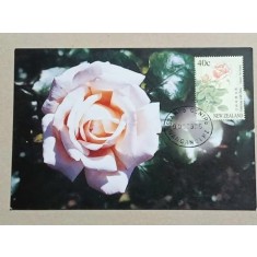 Noua Zeelanda 1997 - trandafiri, CarteMaxima