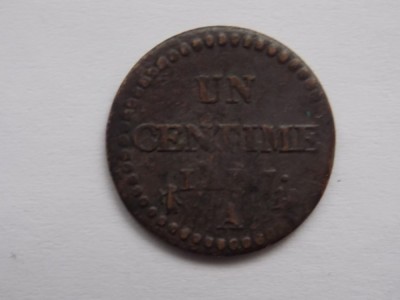UN CENTIME 1798 FRANTA foto