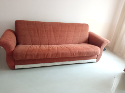 Set canapea extensibilă cu două fotolii foto