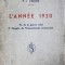 L ANNEE 1920, V.I. LENINE