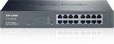 Switch tp-link tl-sg1016de 16 porturi gigabit 1u 19 rackmount easy smart 32gbps capacity tag-based vlan