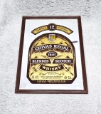 Reclama pe Oglinda Chivas Regal Whisky Scotch _ Men&#039;s Cave Bar Pub 30 x 41 cm