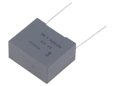 Condensator Polipropilenă 3,3uF THT 26,5x22x13mm &amp;plusmn;10% foto