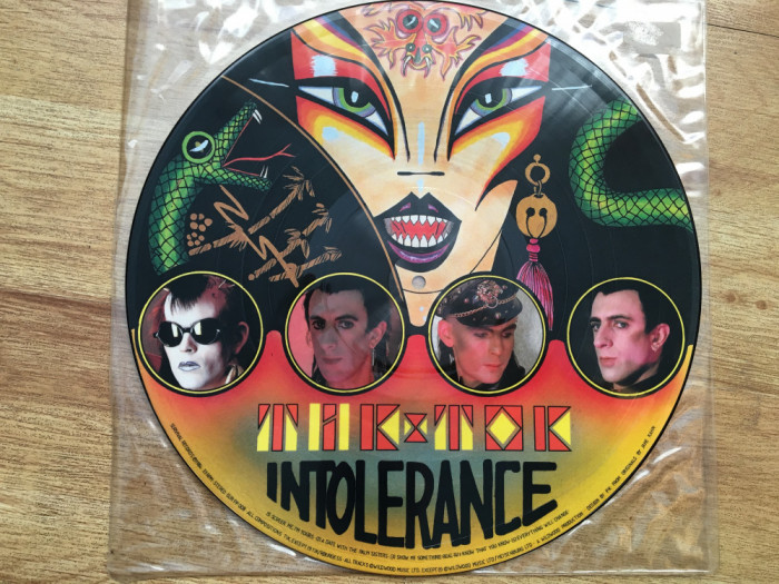 TIK &amp; TOK - INTOLERANCE (PICTURE DISC,1984,UK) Synth-Pop vinil vinyl