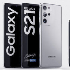 Display Nou Samsung G998b Galaxy S21 Ultra Original Garantie Montaj