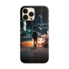 Husa compatibila cu Apple iPhone 14 Plus model Midnight walk, Silicon, TPU, Viceversa, Transparent, Carcasa