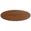 VidaXL Blat de masă rotund maro &icirc;nchis &Oslash;50x1,5 cm lemn stejar tratat
