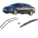 Cumpara ieftin Set 3 stergatoare OPEL ASTRA J Saloon 2012 - 2015, pentru parbriz si luneta, Bosch Twin