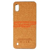 Husă Samsung Galaxy A10, TPU, Piele Denim, Gold
