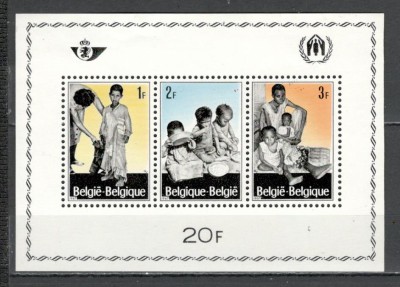 Belgia.1967 Ajutor ptr. refugiati-Bl. MB.73 foto
