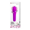 Vibrator Punct G Pretty Love Burke Violet, 16cm, Silicon, Reincarcabil, Rezistent la Apa