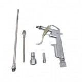 Set 5 piese, pistol de suflat aer profesional, Capat suflare, tija 10 cm, tija 20 cm, mufa pentru furtun, Oem