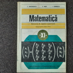 MATEMATICA MANUAL PENTRUI CLASA A XI A ALGEBRA ION D ION RF17/4