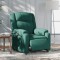 vidaXL Fotoliu rabatabil electric, verde &icirc;nchis, material textil 3205184