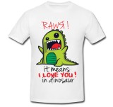Cumpara ieftin Tricou &quot; Rawr &quot;