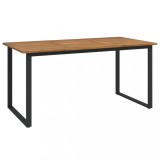 Cumpara ieftin Masa gradina picioare forma de U 160x80x75 cm lemn masiv acacia