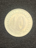 Moneda 10 dinari 1985 Iugoslavia