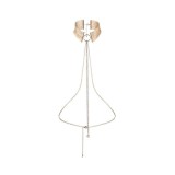 Cumpara ieftin Choker din plasă metalică cu lanț reglabil BIJOUX - Desir metallique, pentru&nbsp;femei,&nbsp;gold