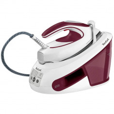 Statie de calcat Tefal Express AirGlide SV8026E0, 2800 W, 1.8L, 6.2 bar, Abur 380 g/min, Talpa Durilium AirGlide, Alb/Rosu