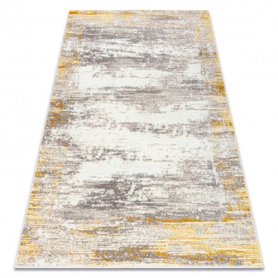 Covor CORE W9775 Cadru, Umbrită - structural, două niveluri de l&amp;acirc;nă, fildeş / bej, 160x220 cm foto