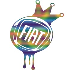 Sticker Auto Fiat , King Boss, Design Tuning cu Atitudine