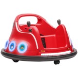 AIYAPLAY Mașină Bumper pentru Copii, Cu Rotație de 360&deg;, Pentru 3-5 Ani, Cu Telecomandă, Muzică, Roșu | Aosom Romania