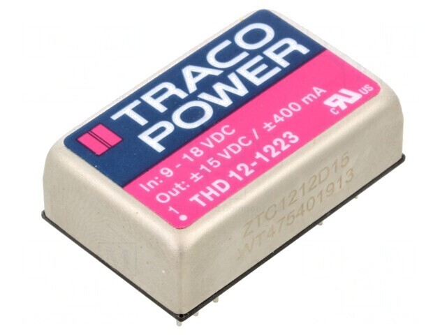 Convertor DC/DC 12W 9-18V la 15V/-15V