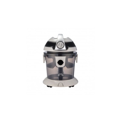 Aspirator cu filtrare prin apa Oliver Voltz, 1000 W, 10 litri, 7 accesorii, aspirare umed/uscat, Gri foto