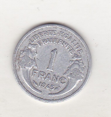 bnk mnd Franta 1 franc 1945