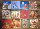 (27) Lot 12 șervețele vintage de colecție - modele deosebite