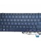 Tastatura Laptop, Asus, ZenBook S UX391F, UX391FA, UX391U, UX391UA, iluminata, albastru inchis, layout US