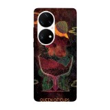 Husa compatibila cu Huawei Nova Y70 model Queen of cups, Silicon, TPU, Viceversa, Transparent, Carcasa