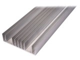 Radiator SEIFERT ELECTRONIC extrudat cu aripioare naturală 1000mm x 180mm