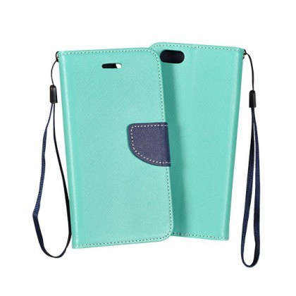 Husa Flip Fancy Samsung A800 Galaxy A8 Mint/Blue